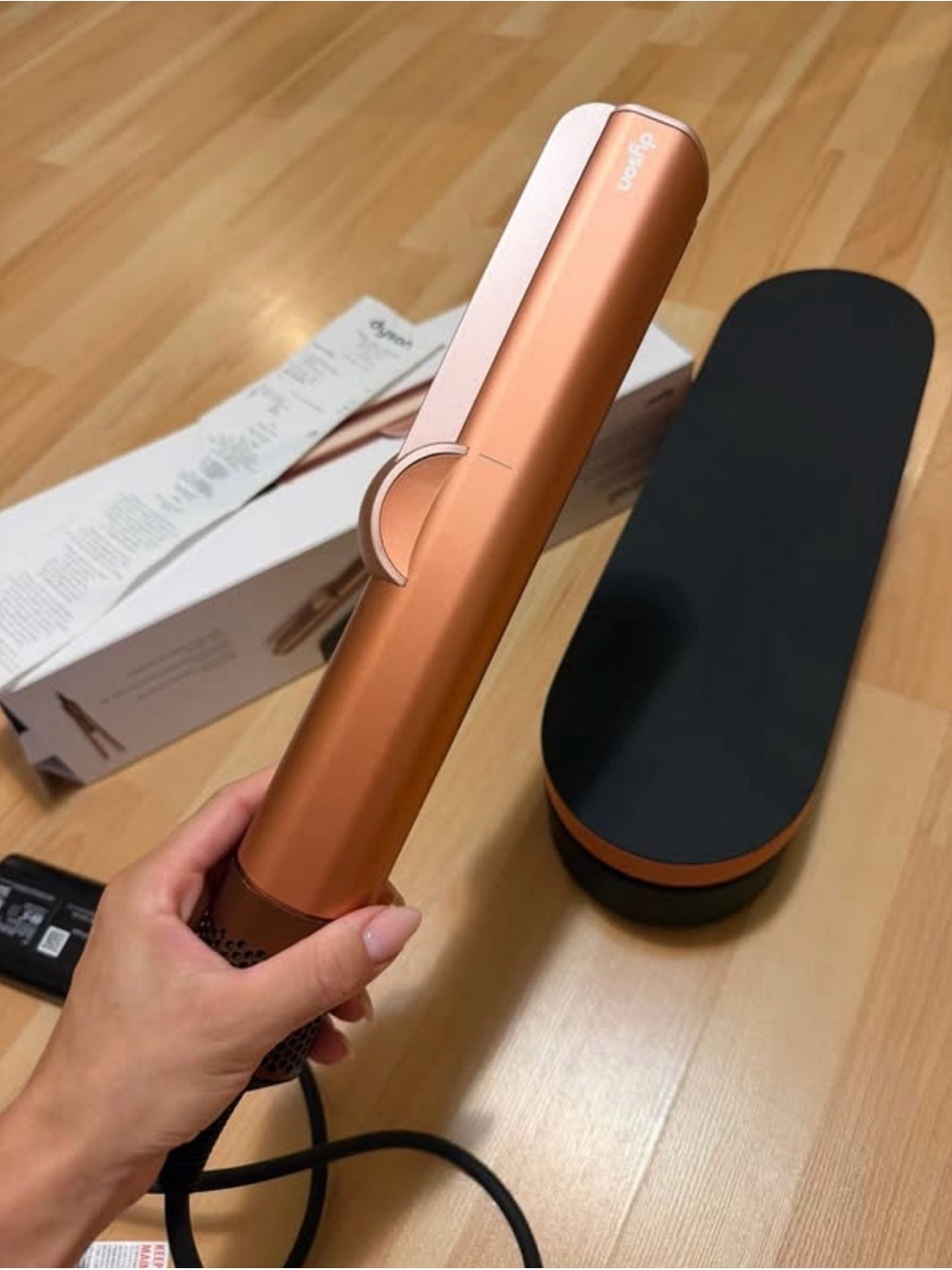 Dyson Corrale Hair Straightener in Metallic Copper and Black